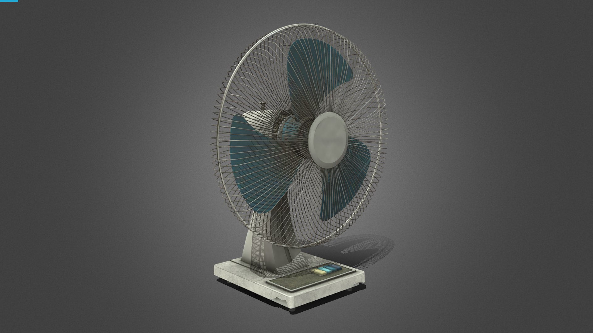 3D Old Table Fan Model - TurboSquid 2019117