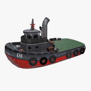 Tugboat Low-poly PBR