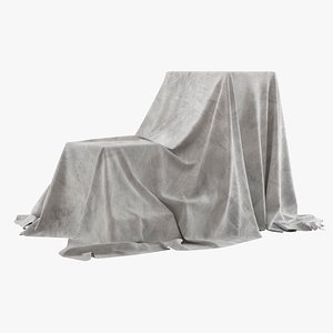 3D Draped Furniture Cloth 3D Model