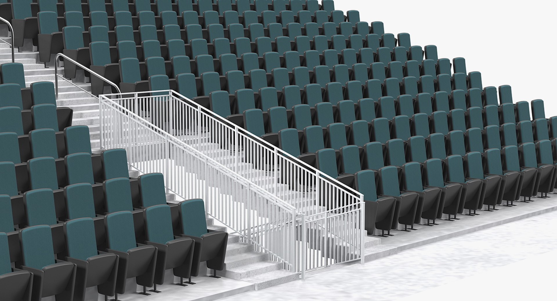Tribune Seating 3D model preview