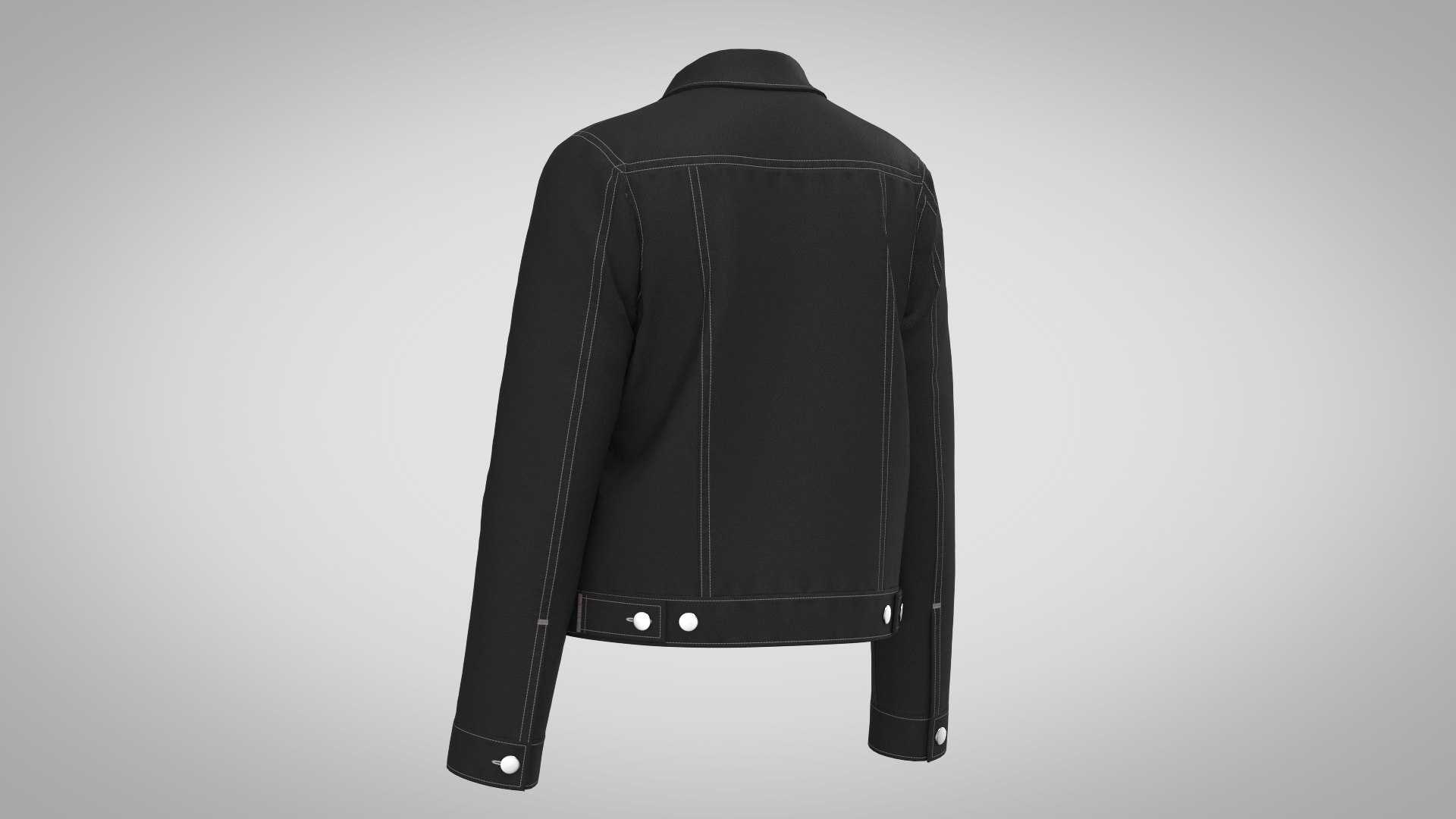 Women Denim Jacket Model - TurboSquid 2072594