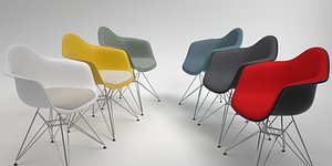 Vitra Eames Plastic Armchair DAR set