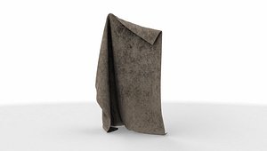 3D hanging tarp 021 model