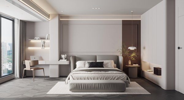 Modern bedroom 3D model - TurboSquid 1971220