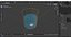 Measuring Beaker Blue Liquid 250ml