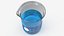 Measuring Beaker Blue Liquid 250ml
