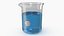 Measuring Beaker Blue Liquid 250ml