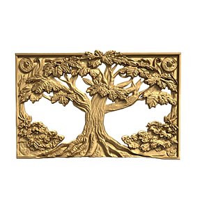 3D decor set tree wall mural 51