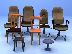 chairs 3D model