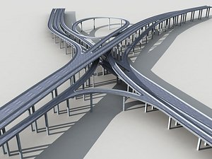 3D flyover highway