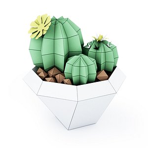 3D cactus stl wrl