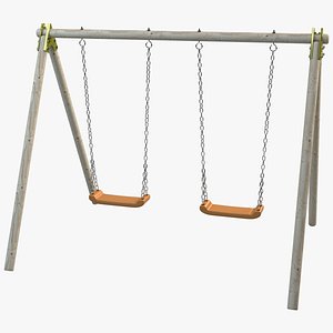 swing wood 3d model