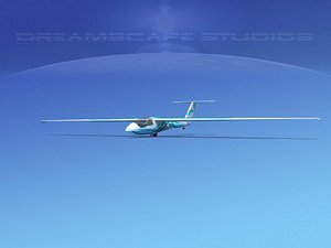 glider szd-22 mucha gliding 3d max