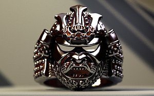 Samurai Helmet Ring
