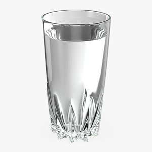 Water Glass 03 3D