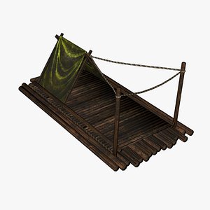 3D Wood Raft