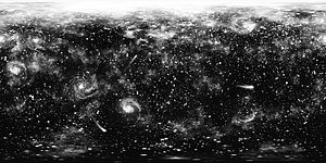 HDRI Panoramic Sky - 360 starfield -01 cosmic gray