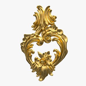 3D Plaster Decorative Bow DS375