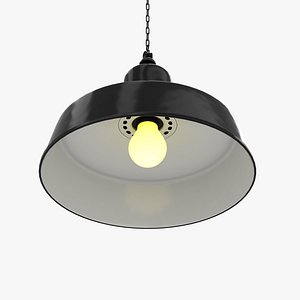 Industrial Black Hanging Chain Light