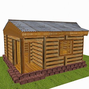 Wood House-1 Max file