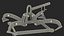 Pinces de levage de fûts verticaux semi-automatiques