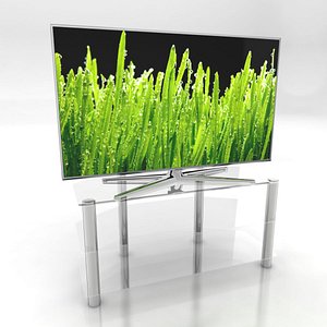 samsung d8000 tv stands 3d model