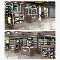 Perfume Shop Interior 3d Model