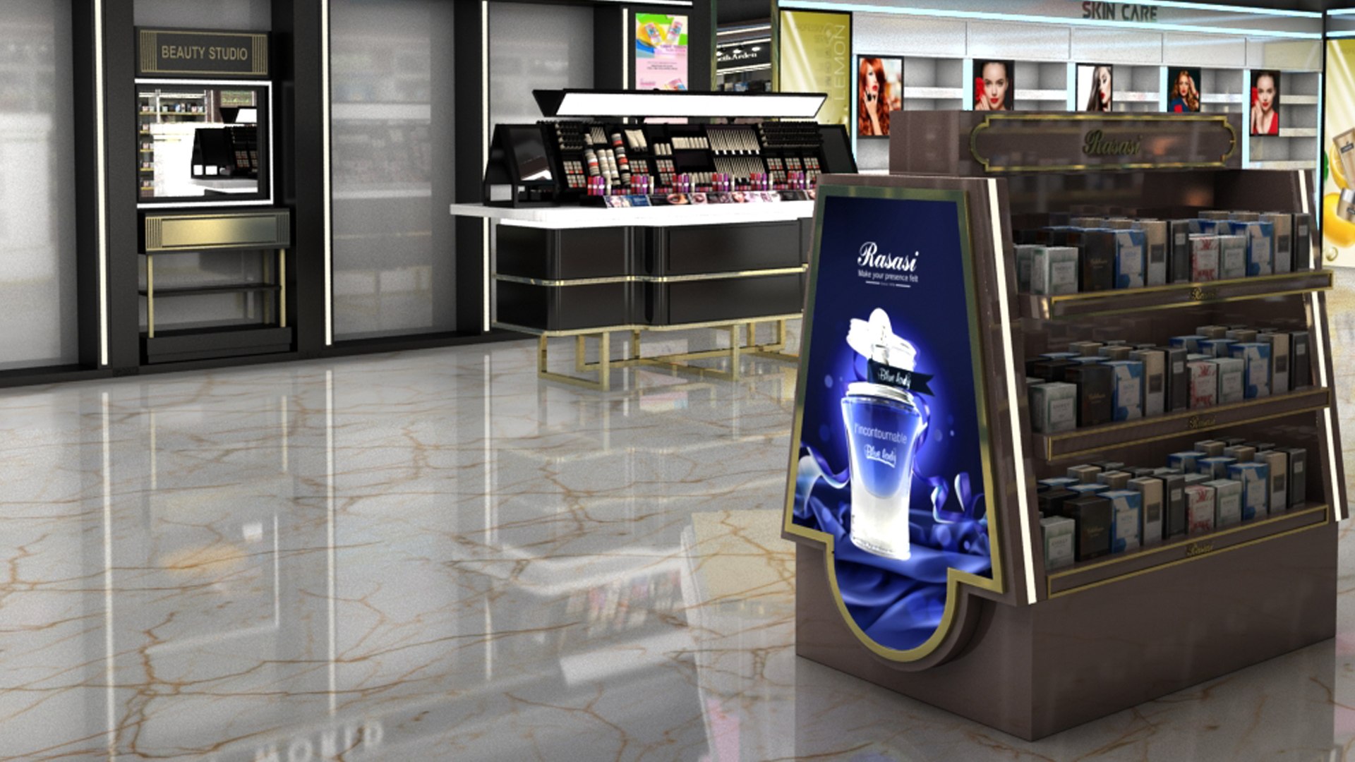 3D Perfume Shop Interior 3d Model - TurboSquid 2178483