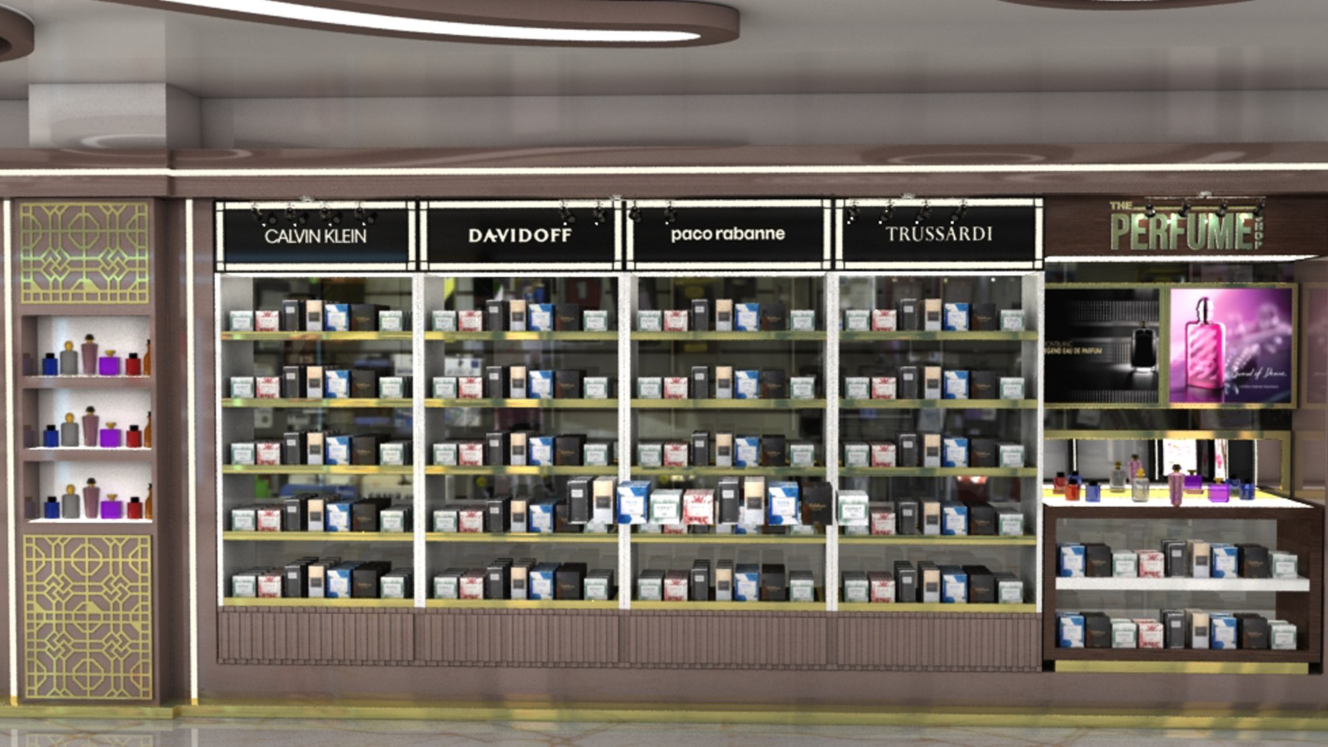 3D Perfume Shop Interior 3d Model - TurboSquid 2178483