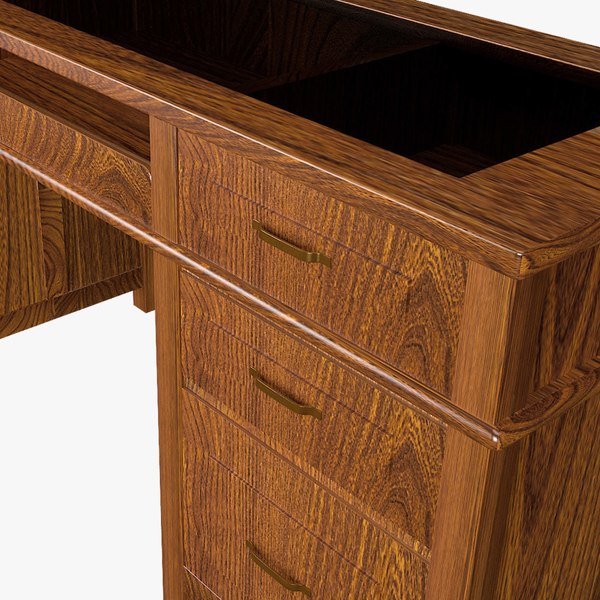 modelo 3d Escritorio de madera - TurboSquid 1449385