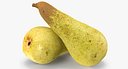Long Yellow Pear 3D Model