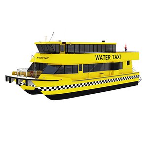 new york water taxi 3D model
