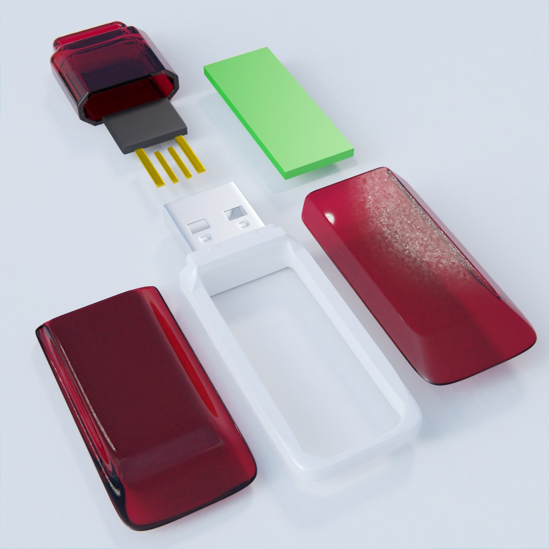 3D model usb stick - TurboSquid 1555395