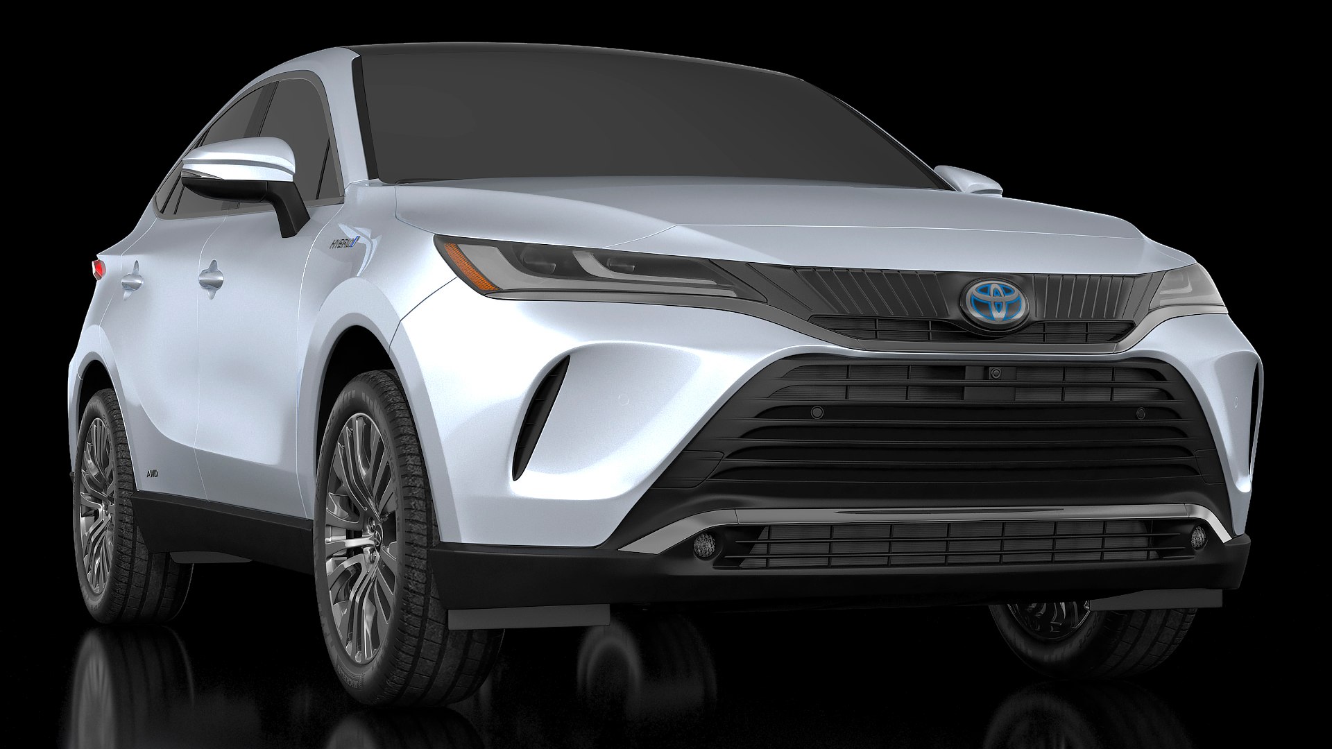 Toyota Venza 2021 Simple Interior 3D model preview