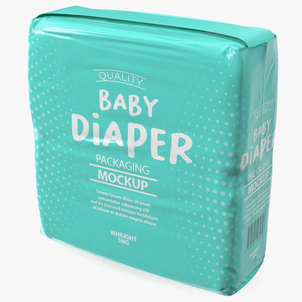 3D Baby Diapers Package