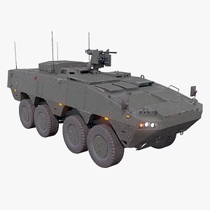 Patria Patgb 360 AMV 8x8 Armored Vehicle PBR XA-360 Worn