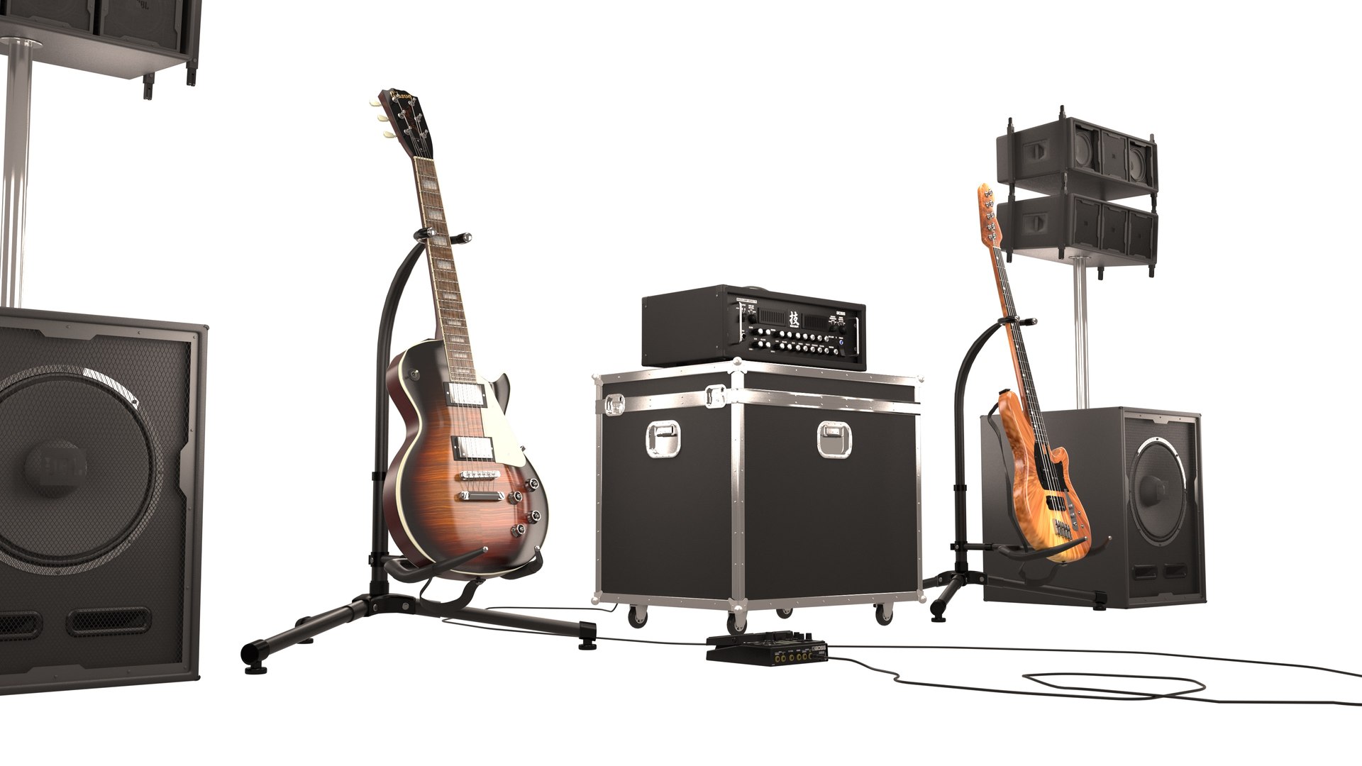3D Model Music Instruments And Ecuipment - TurboSquid 1838055