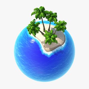 planet tropic 3d max