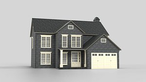 3D Neighborhood House 08T1