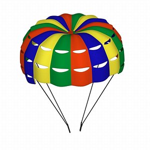 parachute 3d model