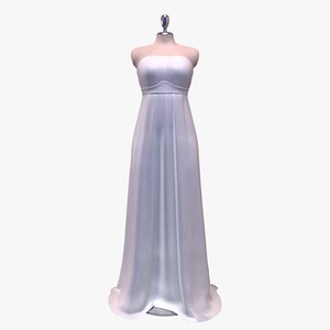 wedding dress dummy showrooms 3d model