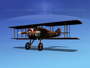 3d spad xiii xii fighters model