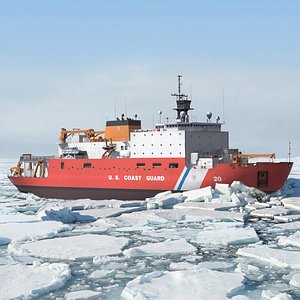 USCGC Healy Polar Icebreaker USA Coast Guard Ship model