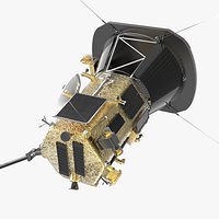 Space Probe  Parker 3D model