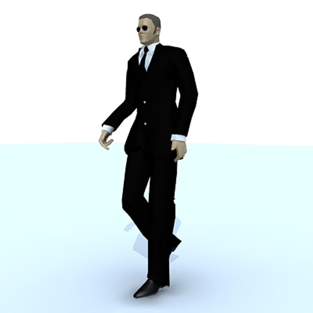 character walk 3d model
