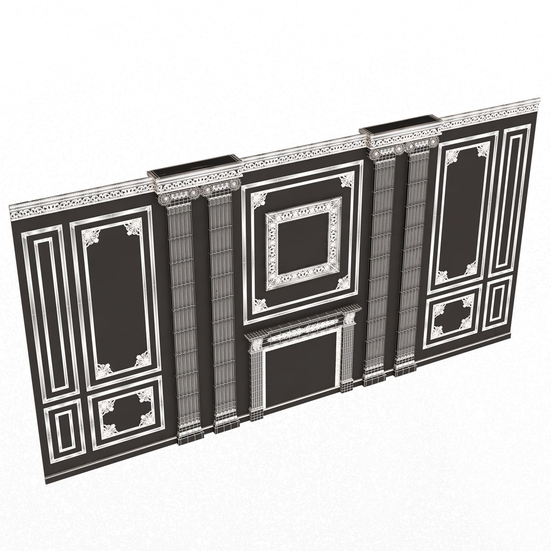 Boiserie Classic Wall with Mouldings 02 White 3D model https://p.turbosquid.com/ts-thumb/rA/7iP4lg/Ef/wireframe8/jpg/1707988821/1920x1080/fit_q87/7b36e3421d62459948b67ac51a6a836bf03c2076/wireframe8.jpg