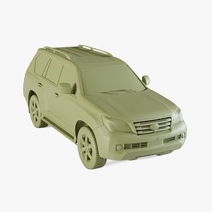 3D Lexus GX460 2010 model