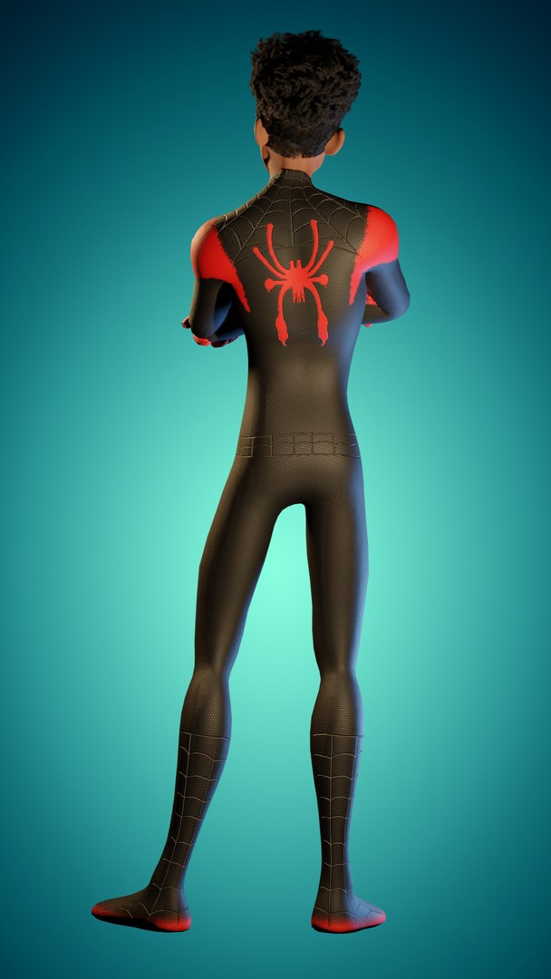 Miles Morales From Spider-Man Into the Spider-Verse 3D model https://p.turbosquid.com/ts-thumb/rA/FBbLoq/LV/backspider/png/1687092833/1920x1080/fit_q87/21031ff15d0ff811275de3447a940427f38bf8b2/backspider.jpg
