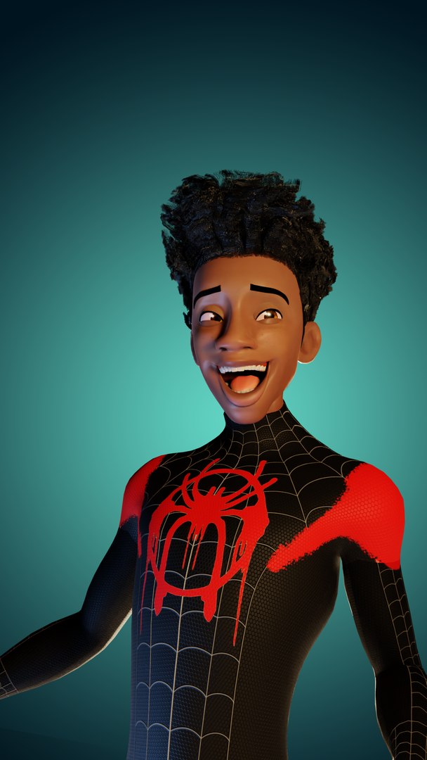 Miles Morales From Spider-Man Into the Spider-Verse 3D model https://p.turbosquid.com/ts-thumb/rA/FBbLoq/wM/shot4/png/1687116513/1920x1080/fit_q87/56417d1c9e6702899891776fe3f7ca0681b5bbf6/shot4.jpg