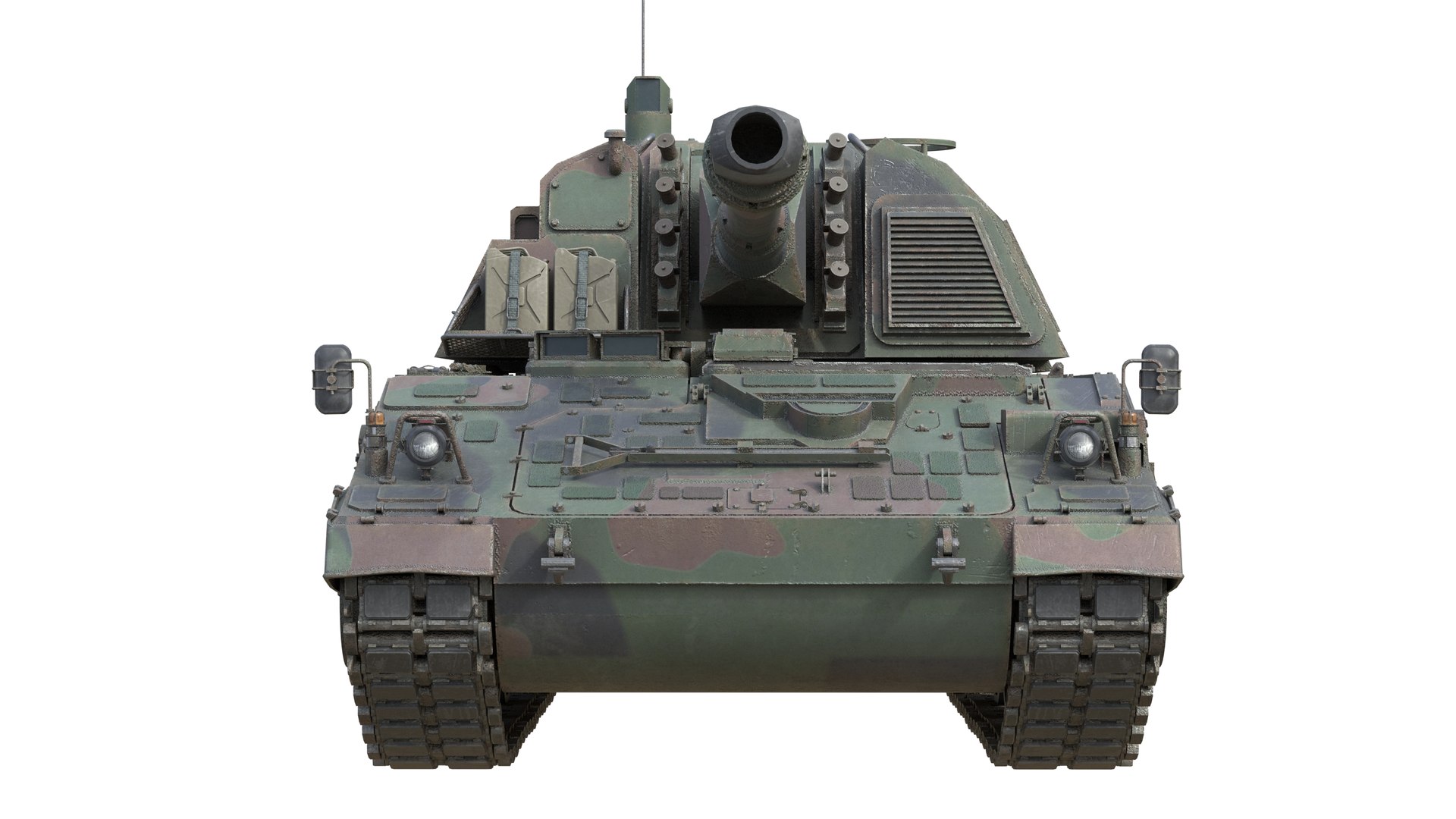 3D Panzerhaubitze 2000 Self Propelled Howitzer Model - TurboSquid 2331410